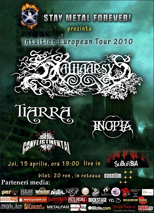 Concert Kathaarsys in Suburbia - Intuition European Tour
