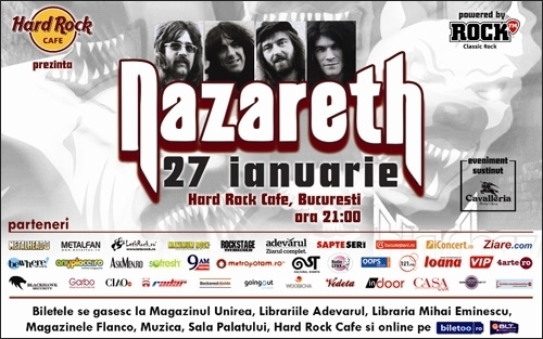 Concert Nazareth in Hard Rock Cafe Concert Nazareth in Hard Rock Cafe