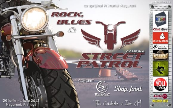 Rock, Blues & Street Patrol - intrunirea STREET PATROL in Comuna Magureni