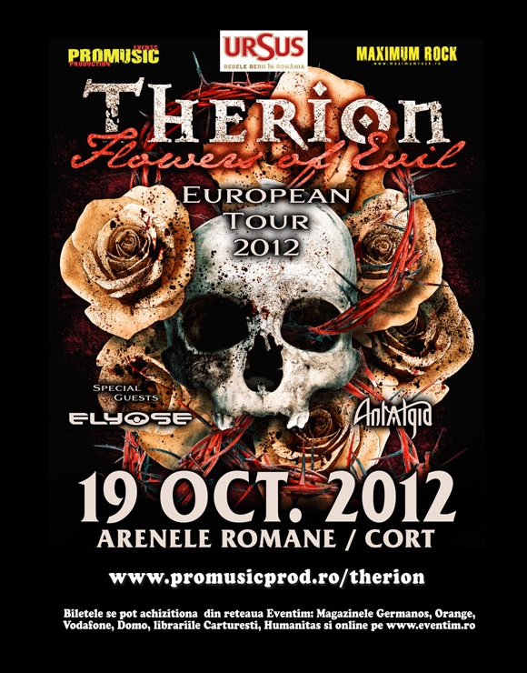 Concert Therion in Romania