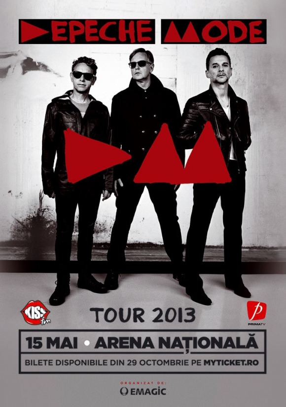 Incep pregatirile pentru concertul Depeche Mode la Bucuresti