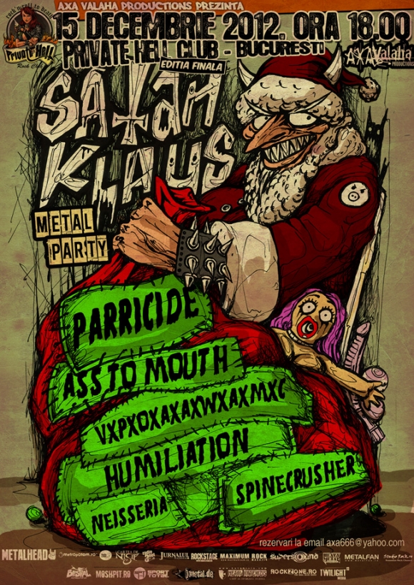 Parricide - cap de afis la ultima editie Satan Klaus Metal Party