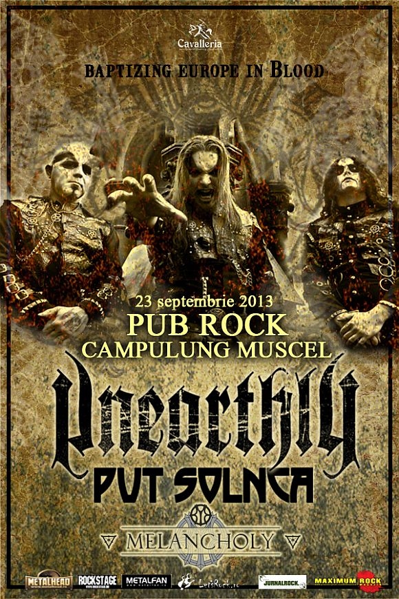 Concert Unearthly, Put Solnca si Melancholy in Pub Rock