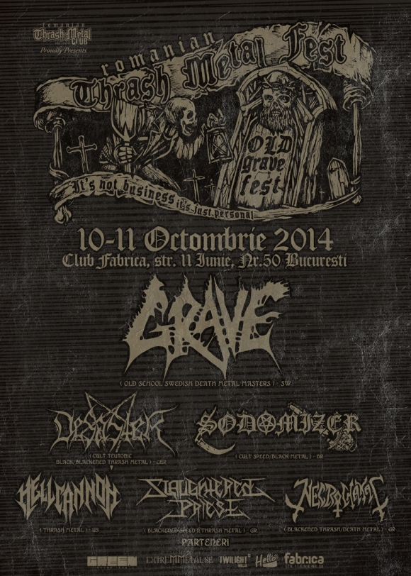 Primele detalii si line-up Romanian Thrash Metal Fest - Old Grave Fest
