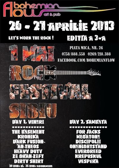 1 Mai Rock Festival Sibiu 2013 (a treia editie)