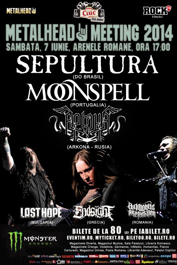 Arkona pe scena Metalhead Meeting alaturi de Sepultura si Moonspell
