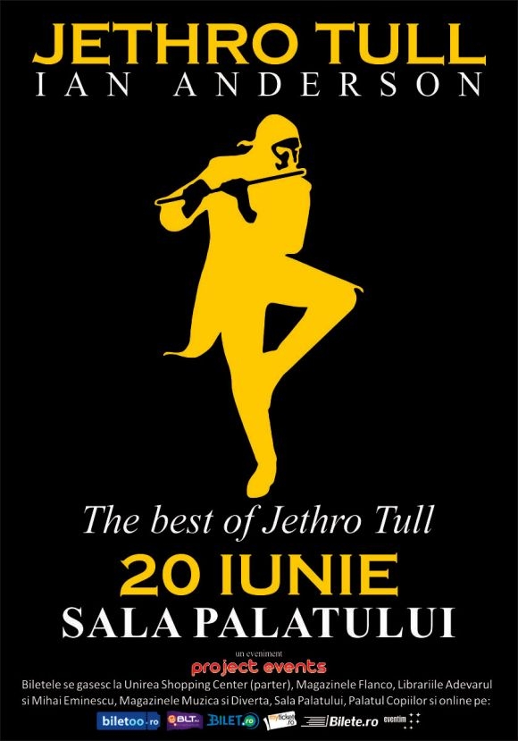 Concert Jethro Tull la Sala Palatului din Bucuresti