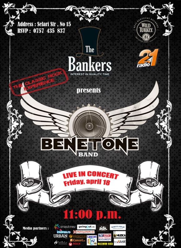 Benetone Band concerteaza in The Bankers