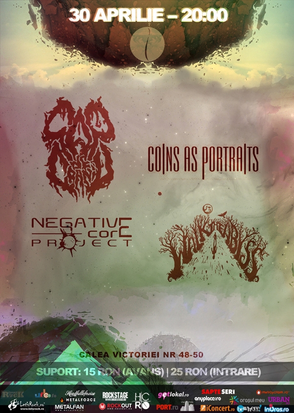 Concert Cap de Craniu, Coins as Portraits, Negative Core Project, Walk the Abyss in Question Mark