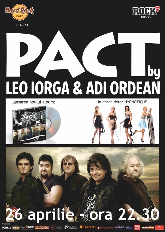 Concert Pact by Leo Iorga si Adi Ordean la Hard Rock Cafe din Bucuresti