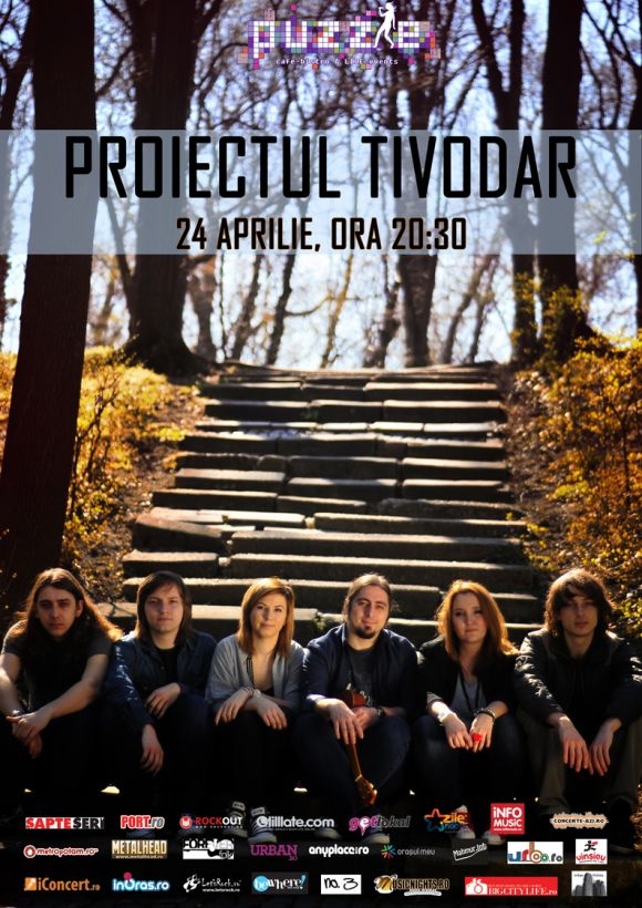 Concert Proiectul Tivodar in Club Puzzle din Bucuresti, 24 aprilie 2014