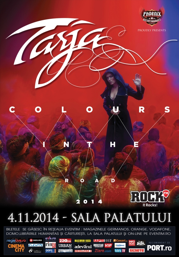 Concert Tarja - Regina rock-ului simfonic - la Sala Palatului din Bucuresti
