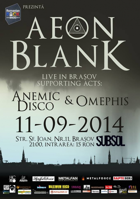 Concert Aeon Blank in club Subsol din Brasov