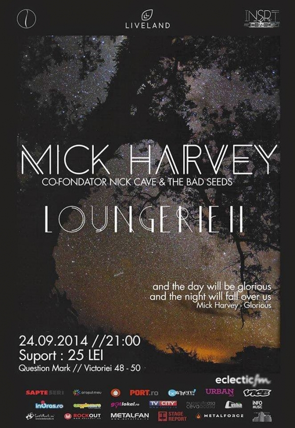 Concert Mick Harvey si Loungerie II in Question Mark