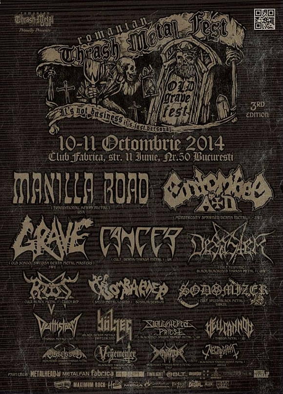 Entombed A.D. confirmata la Romanian Thrash Metal Fest - 3rd Edition - Old Grave Fest