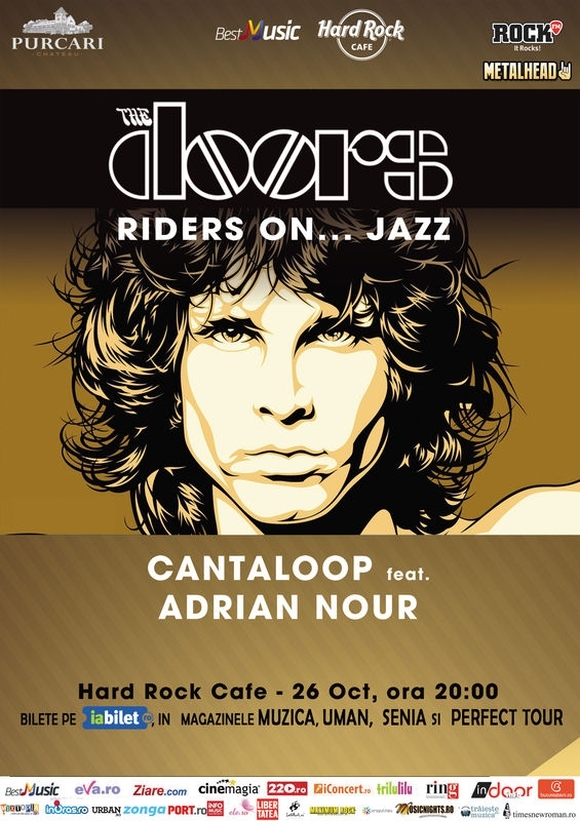 Concert Cantaloop - Riders On Jazz - The Doors Live Tribute la Hard Rock Cafe
