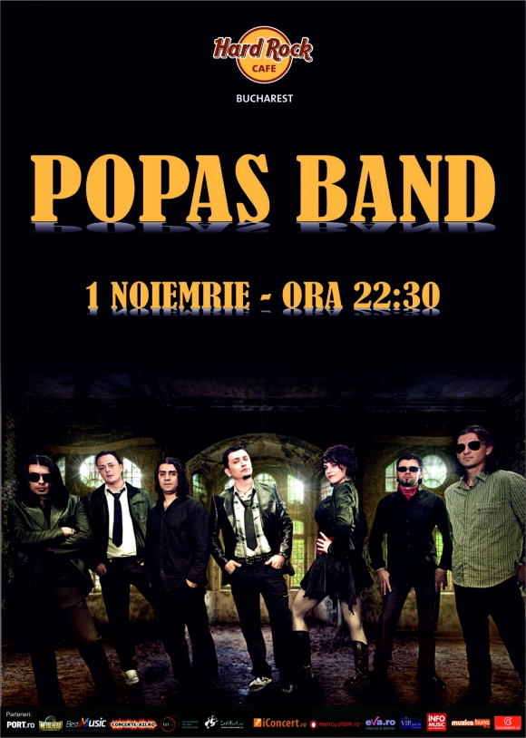 Concert Popas Band la Hard Rock Cafe