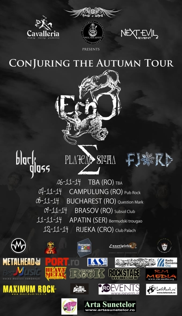 Fjord si Black Glass alaturi de EchO si Plateau Sigma pentru concertul din Subsol Club, Brasov