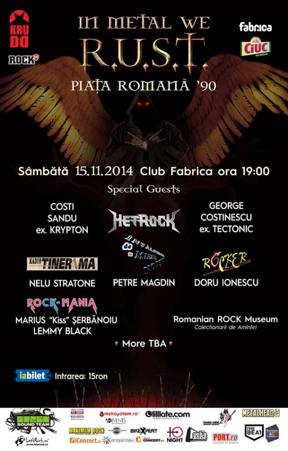 Piata Romana ‘90 - In Metal We R.U.S.T. in Club Fabrica