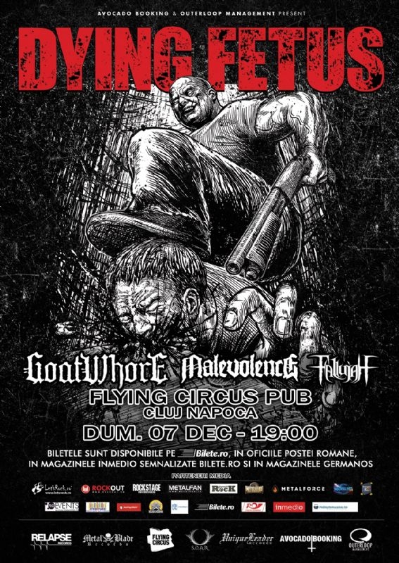 Reduceri la biletele pentru concertul Dying Fetus de la Cluj Napoca cu ocazia Black Friday