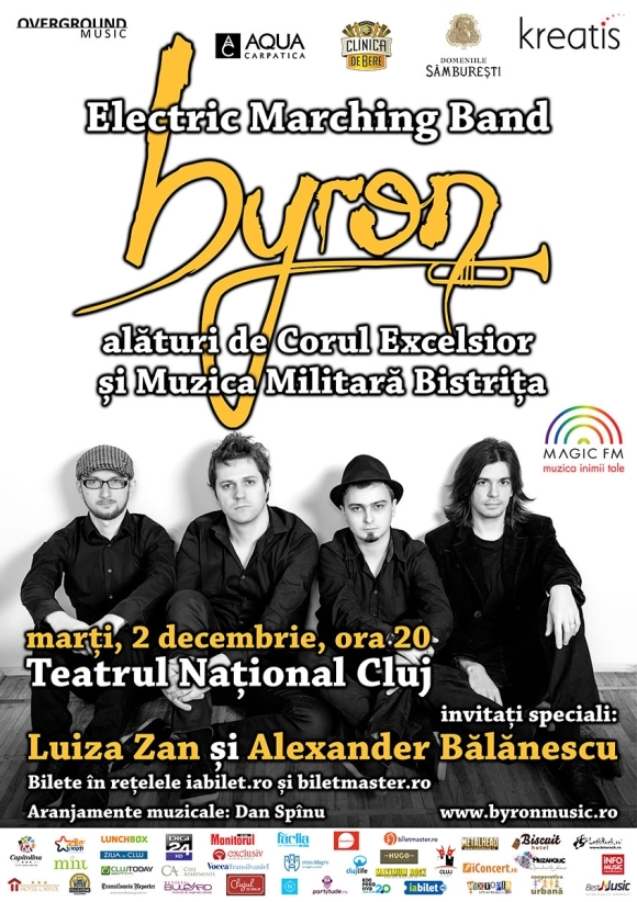 Ultimele 100 de bilete la concertul byron – Electric Marching Band de la Cluj