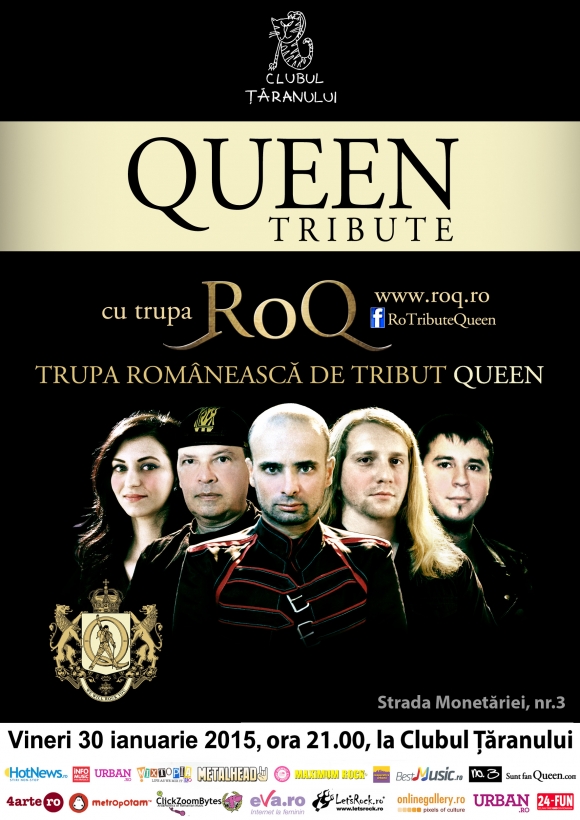 Concert Tribute Queen cu RoQ, la Clubul Taranului