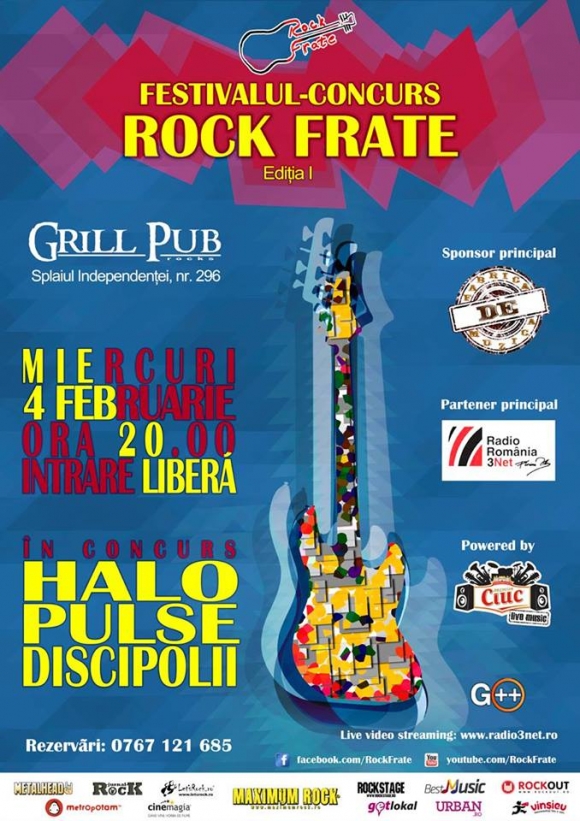 Festivalul concurs Rock Frate in Grill Pub