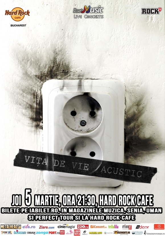 Concert Vita De Vie acustic la Hard Rock Cafe, Bucuresti