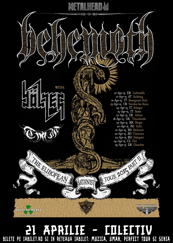 Nergal - solistul trupe Behemoth lanseaza cartea “Sacrum Profanum” si la Bucuresti