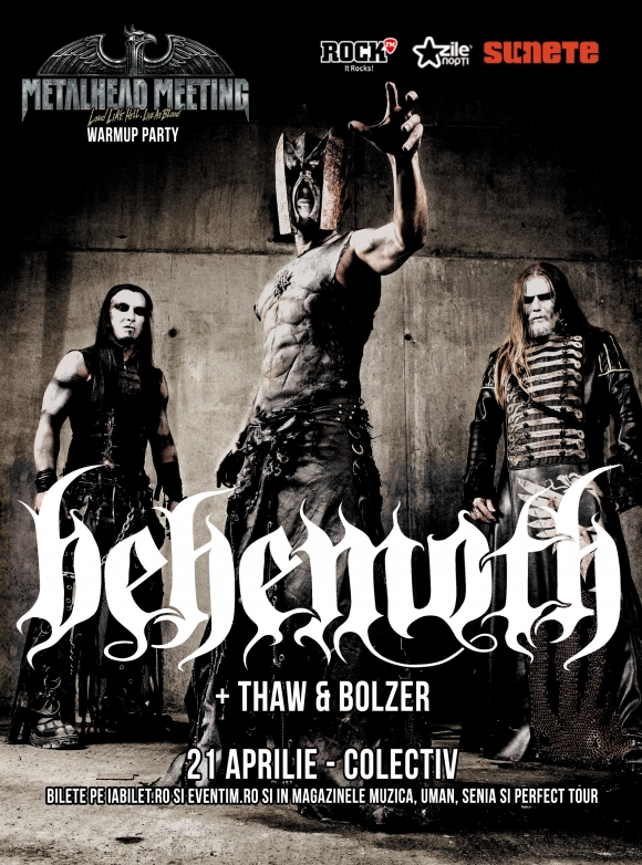Ultima saptamana de presale pentru concertul Behemoth la Bucuresti