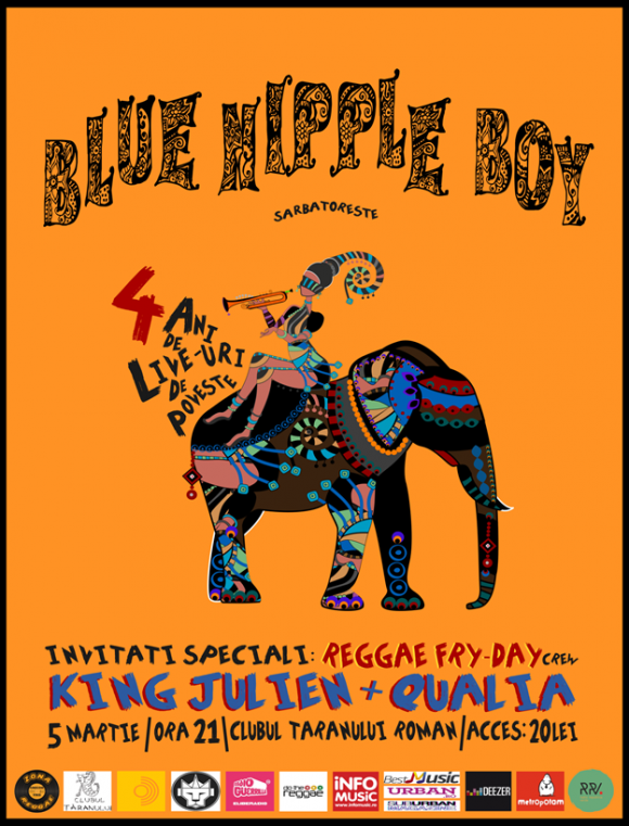 Concert aniversar Blue Nipple Boy - 4 Ani de Live-uri de Poveste