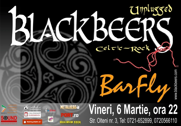 Concert unplugged Blackbeers in Barfly