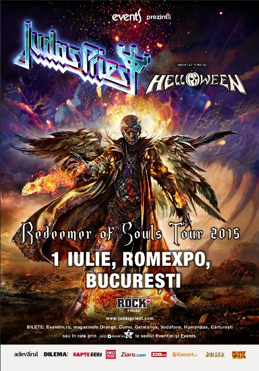 Helloween invitati speciali ai concertului Judas Priest la Romexpo