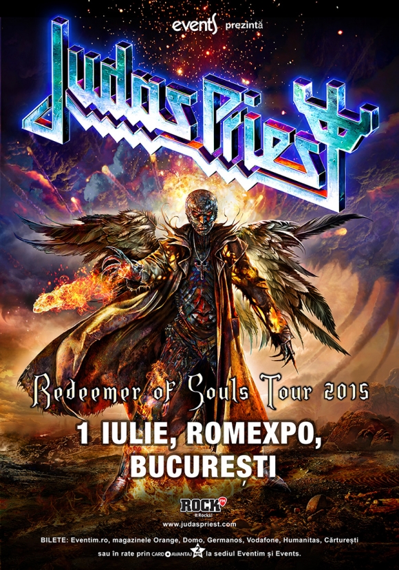 Judas Priest concerteaza in Romania, in turneul de promovare pentru „Redeemer of Souls”