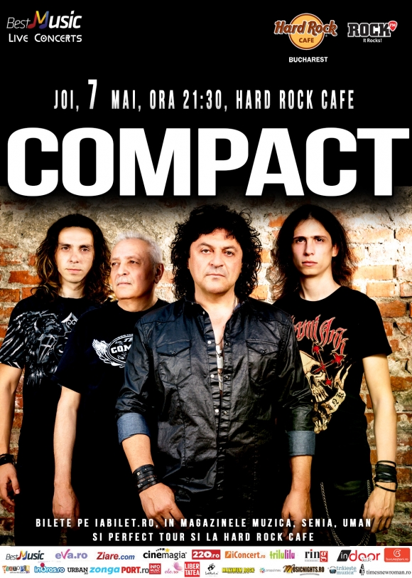 Horia Brenciu invitat special alaturi de Compact la Hard Rock Cafe