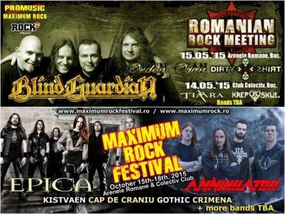 Pachet special de abonamente la Romanian Rock Meeting si Maximum Rock Festival