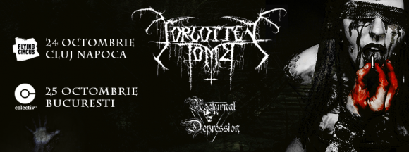 Concert Forgotten Tomb si Nocturnal Depression in Club Colectiv