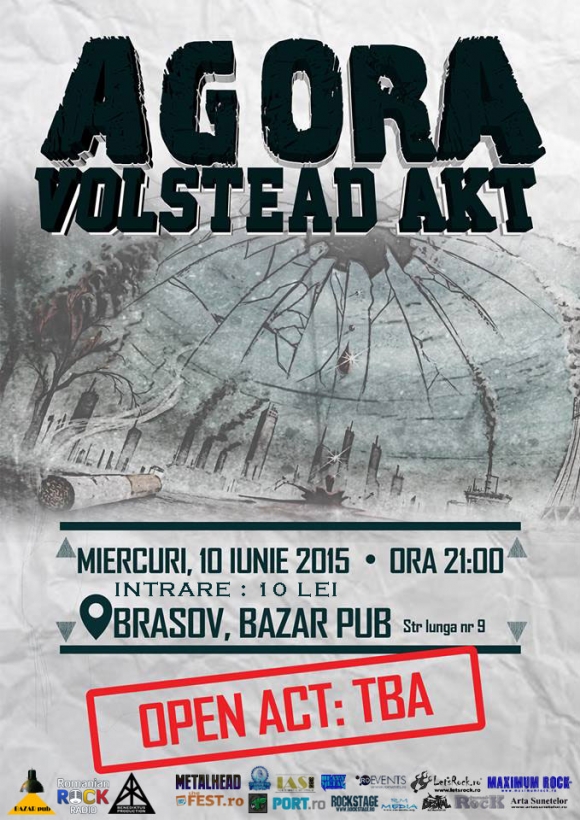 Concert Agora, Volstead Akt si T.B.A. in Bazar Pub din Brasov
