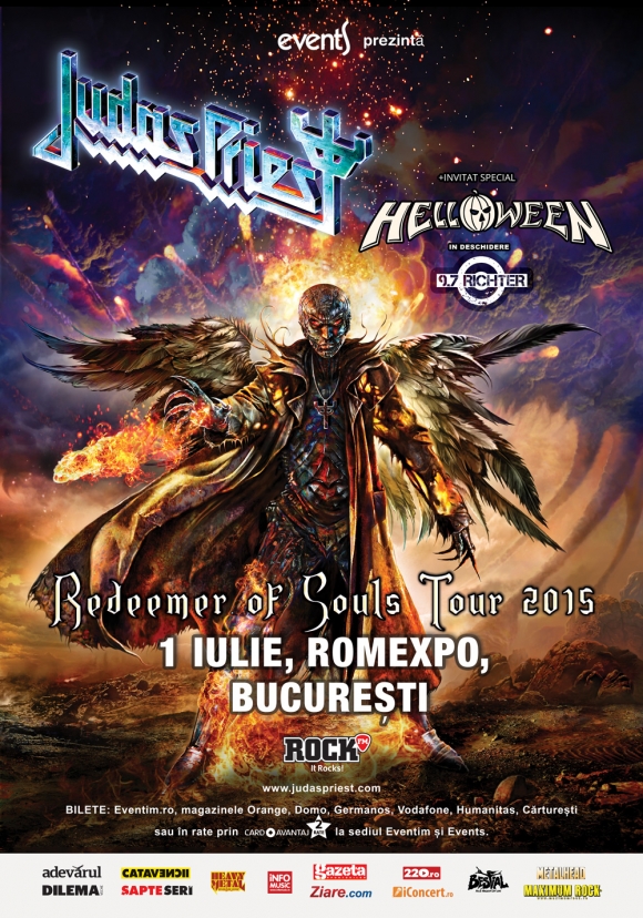 Concert Judas Priest - program si parcare gratuita pentru motociclisti