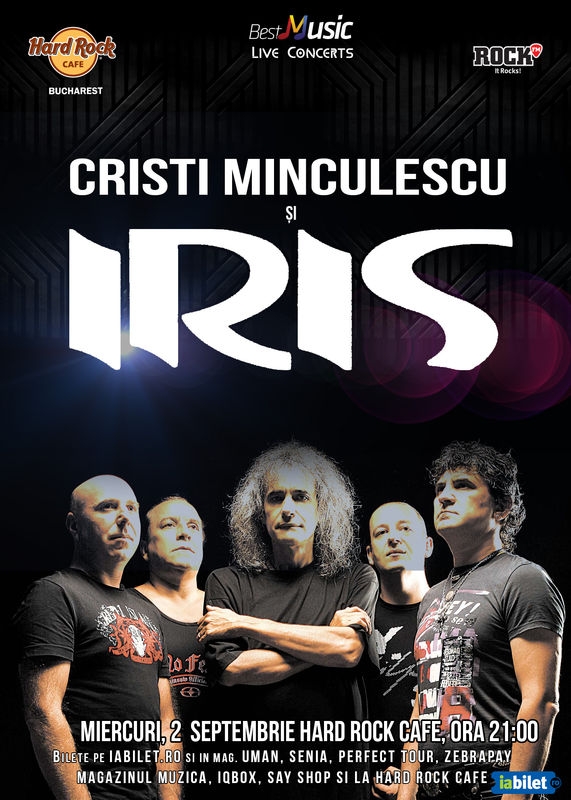 Concert IRIS si Cristi Minculescu la Hard Rock Cafe