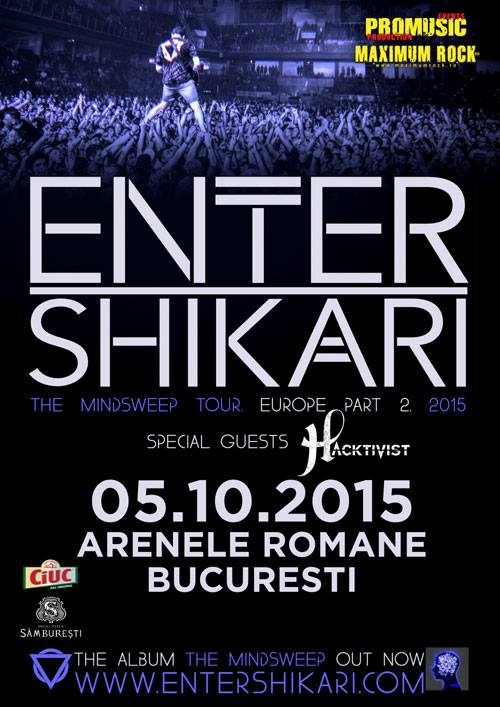 Maine este ultima zi cu bilete promotionale la concertul Enter Shikari