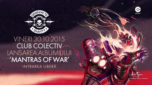 Goodbye To Gravity lanseaza noul album 'Mantras of War' in Club Colectiv