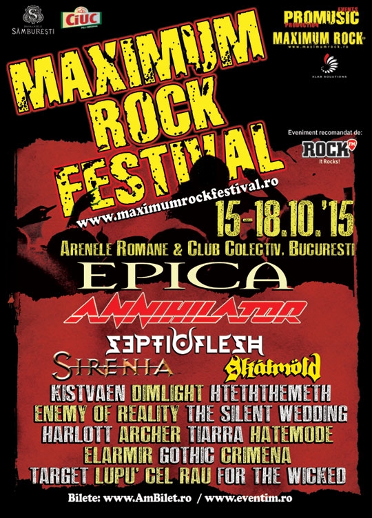 S-a incheiat Maximum Rock Festival 2015. Organizatorii pregatesc editia de anul viitor