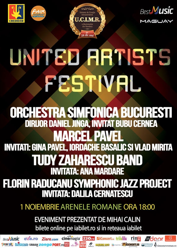 Se reprogrameaza spectacolul Marcel Pavel si Orchestra Simfonica Bucuresti din cadrul United Artists Festival