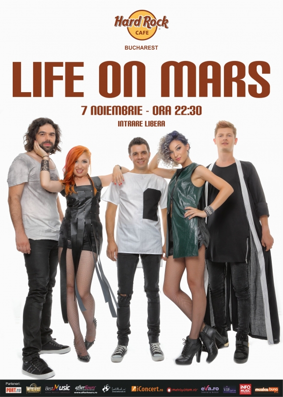 Life on Mars in concert la Hard Rock Cafe