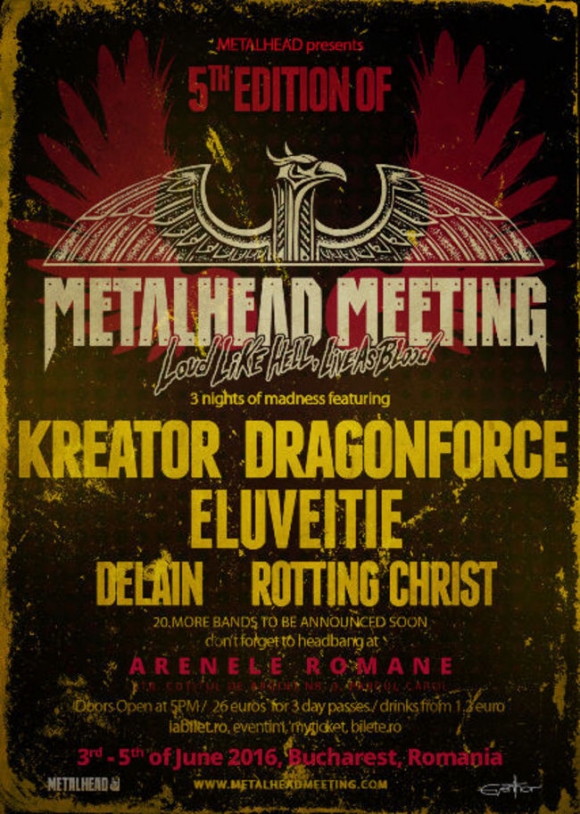 Trupa Eluveitie este confirmata pentru festivalul Metalhead Meeting 2016
