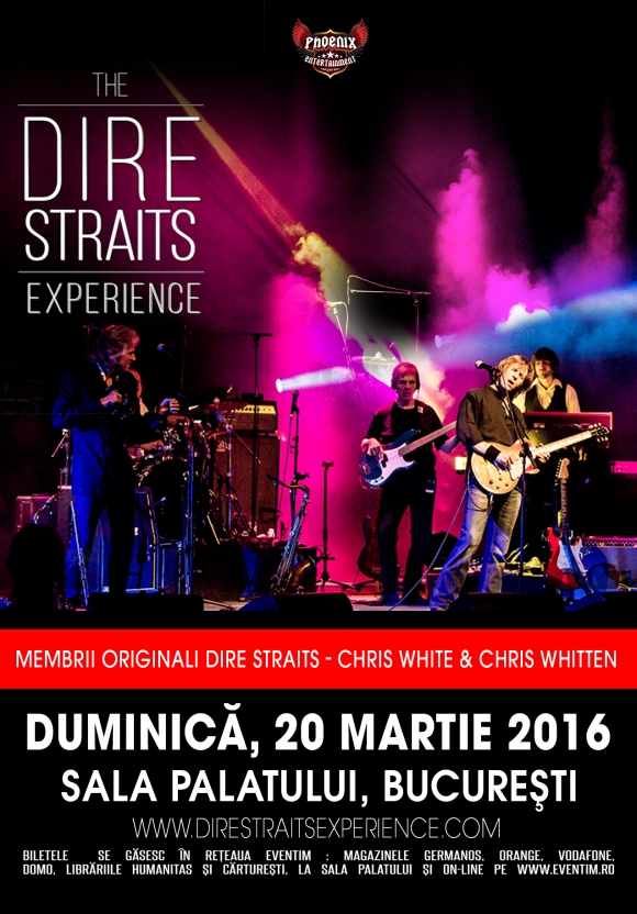 “The Dire Straits Experience Tour” in Bucuresti, la Sala Palatului