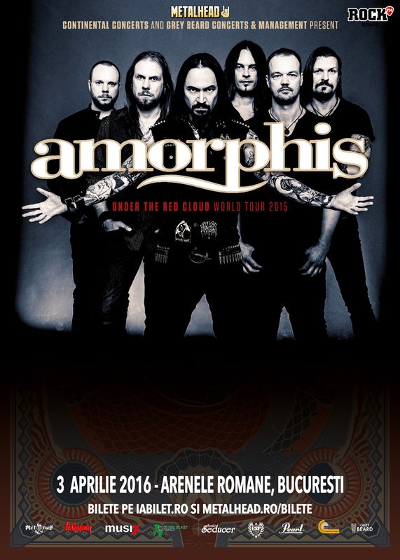 Under The Red Cloud World Tour - concert AMORPHIS la Arenele Romane