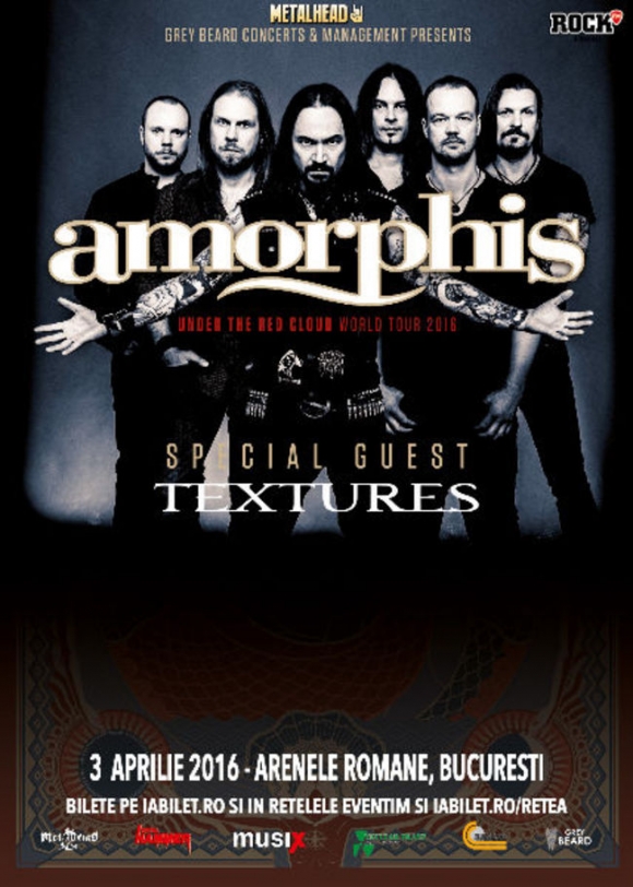 Textures canta alaturi de Amorphis pe 3 aprilie