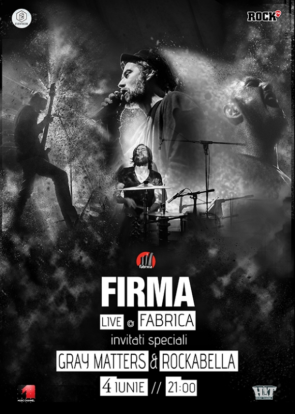 Concert FiRMA in premiera in Club Fabrica